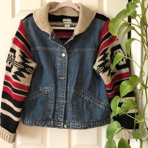 Pendleton Denim and Wool Sweater